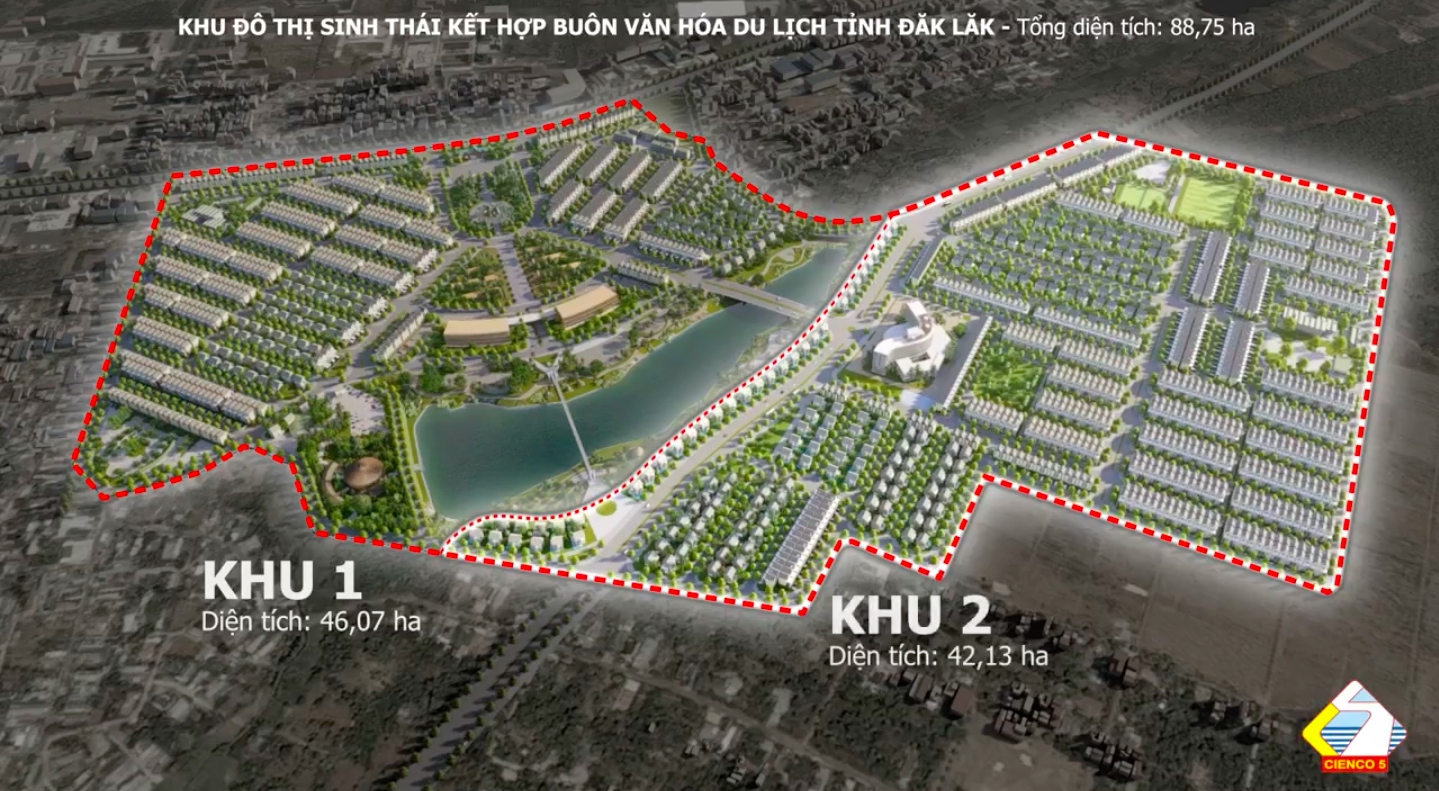 Khu đô thị mới sinh thái kết hợp Buôn Văn hóa du lịch tỉnh Đắk Lắk